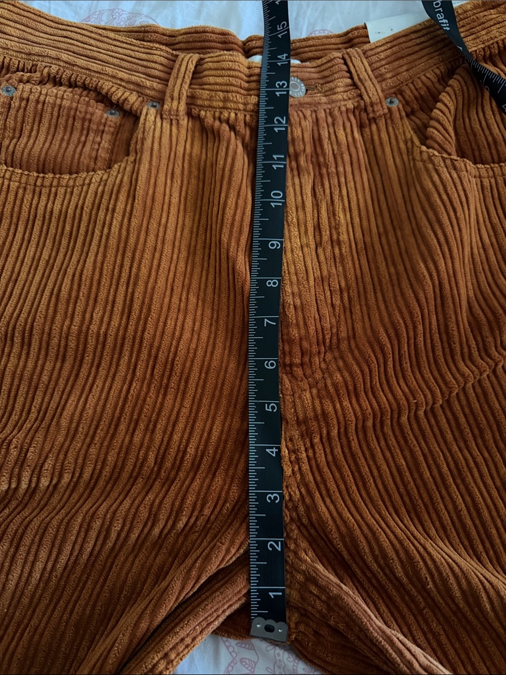 BDG baggy Corduroy Pants in Burnt Orange - Picture 8 of 10